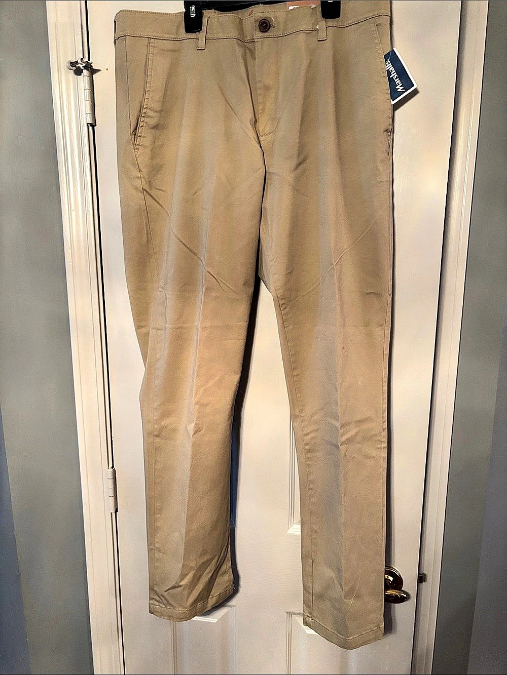 Weatherproof Vintage Tan Slim Straight Chino Pants Waist 34 Length 32 NWT